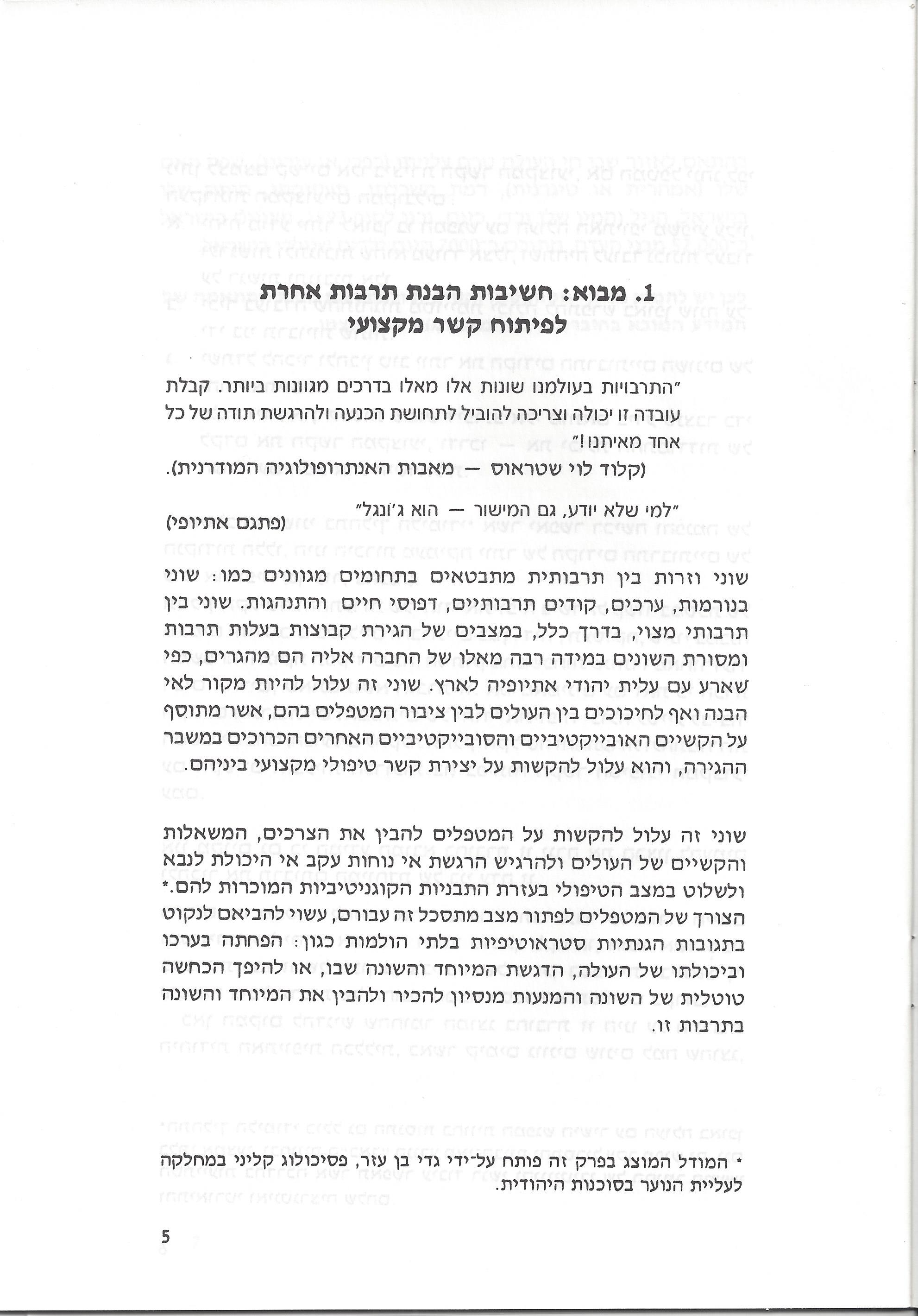 מנהגים ותרבות: השלכות לפיתוח קשר מקצועי