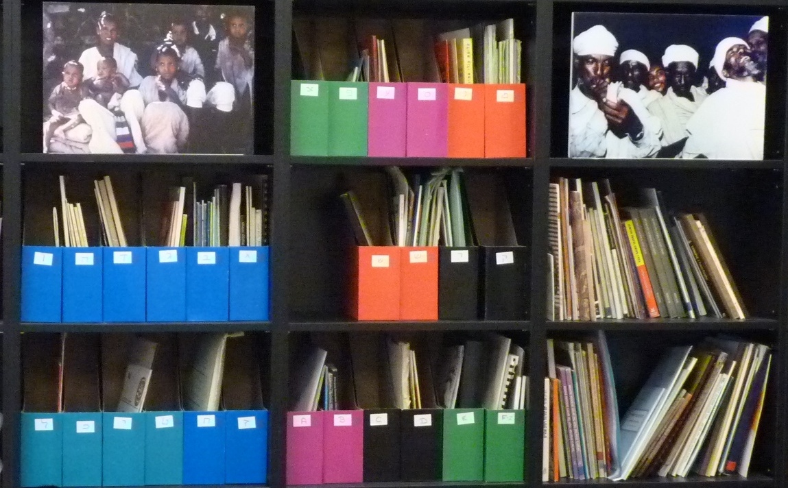 Pamphlets and Brochures on the shelves