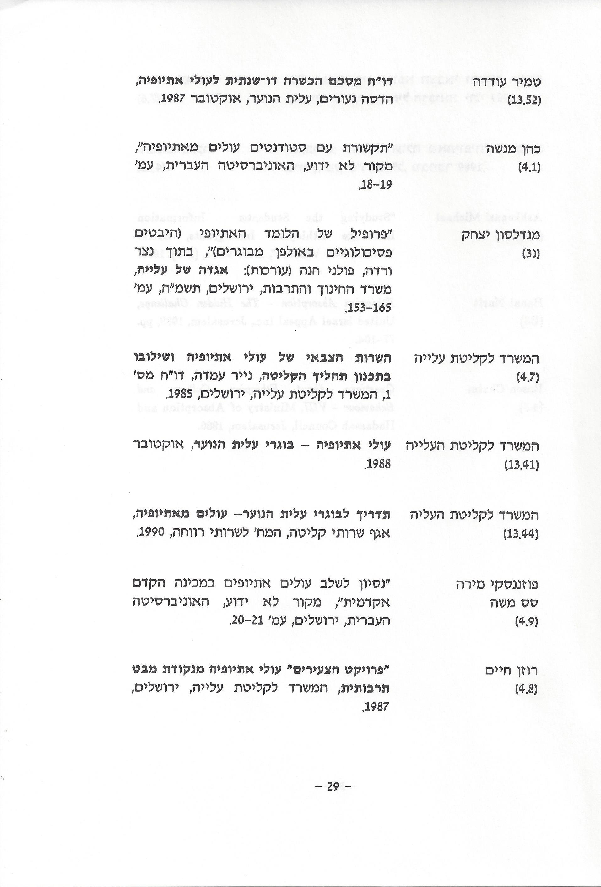 ביבליוגרפיה, ליקטו וערכו דני בודובסקי, יוסף דוד, יחיאל ערן