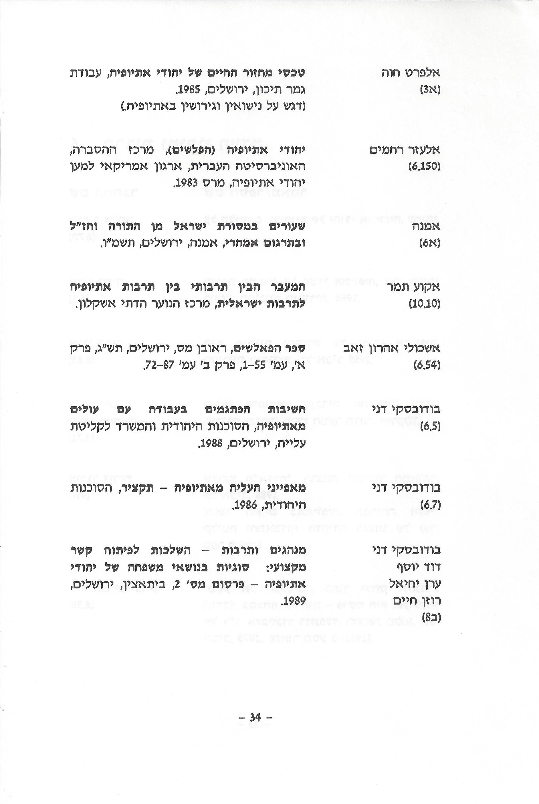 ביבליוגרפיה, ליקטו וערכו דני בודובסקי, יוסף דוד, יחיאל ערן