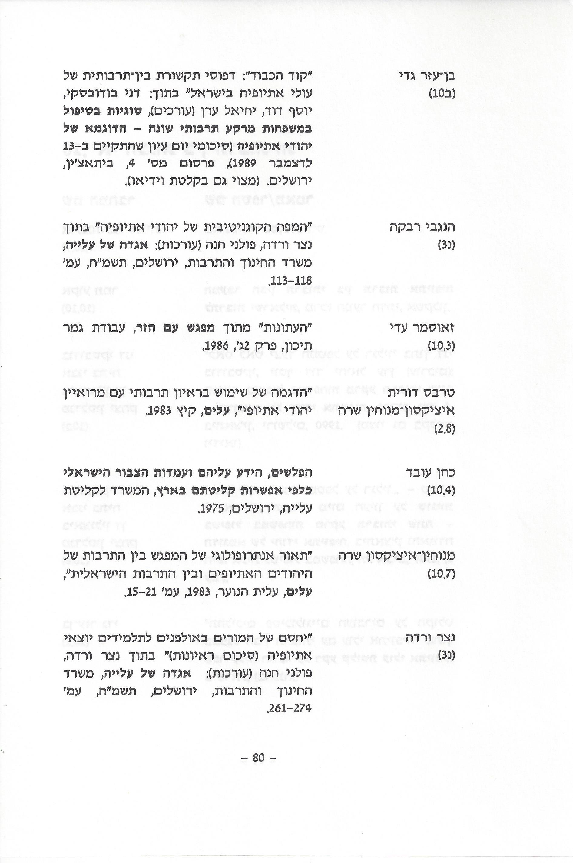 ביבליוגרפיה, ליקטו וערכו דני בודובסקי, יוסף דוד, יחיאל ערן